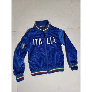 (#5) Infinity Full Zip Blue Italia Jacket Size Toddler 3/4